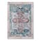 Blue Rug Pattern 20" x 30" Western White Framed Print
